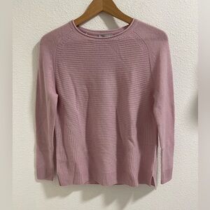 Pure Collection Soft Pink Cashmere Knit